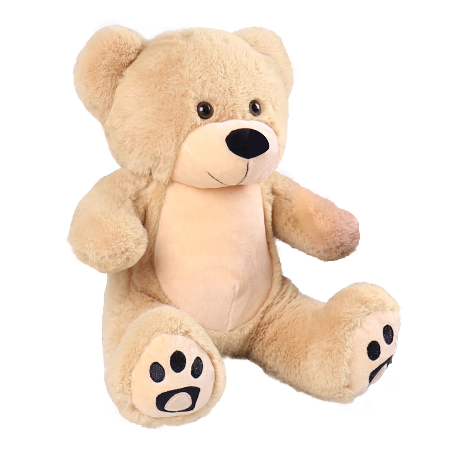130CM/Giant MorisMos Teddy Bear with Big Footprints Plush COVER ONLY Light Brown 