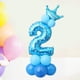 thumbnail image 4 of GOOHOCHY Globo de aluminio de 32 pulgadas con número 2, ideal para decorar fiestas de cumpleaños infantiles (azul)., 4 of 8