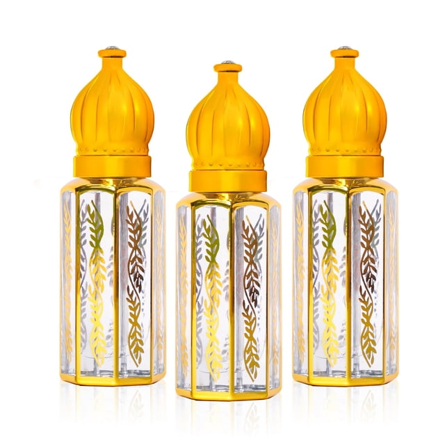 EKIVAO Paquete de 3 perfumes árabes para mujeres Aceite de perfume árabe de larga duración Aceite de perfume árabe de lujo para mujeres Perfume suave Arabe 1.2FL OZ Baby Pink