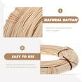 thumbnail image 6 of Woven Rattan Wicker Repair Supplies Chairs Replace Khaki Hand DIY Material Round Reed Spline, 6 of 6
