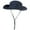 00702_Navy Blue, variant on Oversize XL XXL Large Waterproof UPF 50+ Wide Brim Mens Sun Safari Fishing Hiking Hat with Chin Strap Dark Grey Large