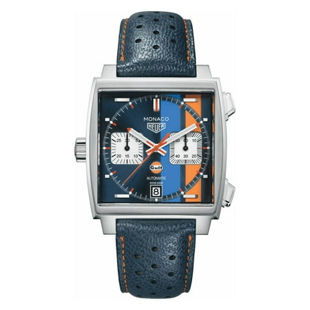 Relógio de luxo TAG Heuer Monaco Edição Especial, modelo CAW211R.FC6401