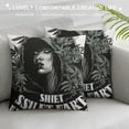 thumbnail image 3 of Qinduosi -Bag Horror Movie Fans Pillow Covers,Pillow Cover, Throw Pillow Covers,Horror TV Show -Merchandise for Women Girls Halloween I'm Not Sugar Decor for Sofa Couch Bed Car White, 3 of 5