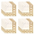 thumbnail image 1 of Servilletas Desechables de Papel de Seda con Estampado Dorado de 400 Piezas para Restaurante y Hotel (Dorado + ), 1 of 5