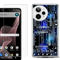 Phone Case for ATT Verge 2 5G, with Screen Protector, by OneToughShield - Cosmos Circuit