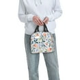 thumbnail image 6 of Salouo Watercolor Wildflowers 1 for Unisex Lunch Bag Leakproof Lunch Tote Large Capacity Reusable Insulated Lunch Box Cooler Lunch Container for Work/Office/Picnic/Travel-Black, 6 of 8