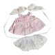 thumbnail image 3 of Falda con tirantes CUTICAT para muñecas de peluche Juego de simulación de moda Ropa de bricolaje rosa, 3 of 8