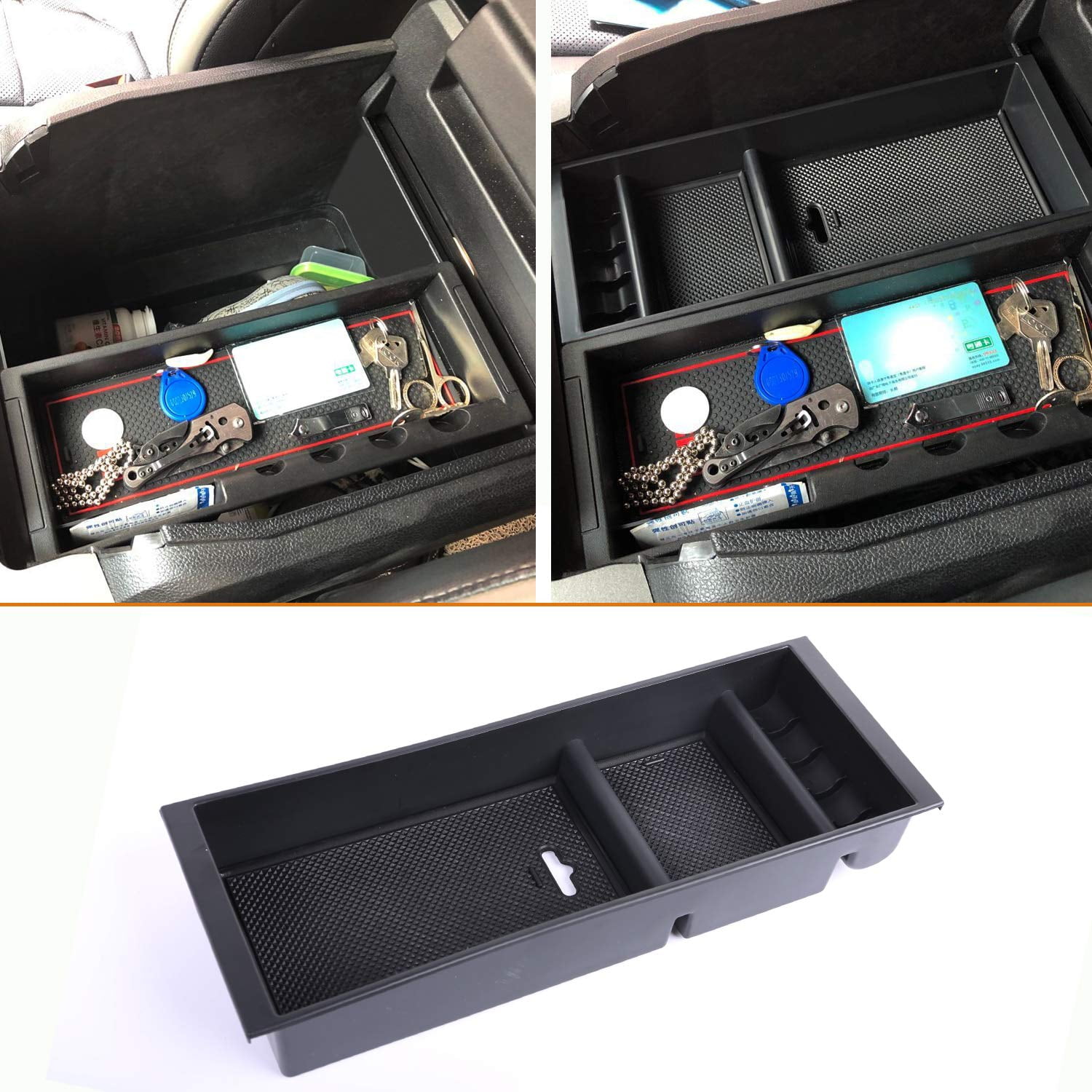 JDMCAR Center Console Organizer Compatible with 20152020 Ford F150 / 20172022 F250 F350