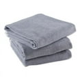 thumbnail image 3 of Contemporary Home Living Chambray Cotton Kitchen Dish Towels - 28" - French Blue - Set of 3, 3 of 11