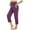 Wine, variant on Spring And Summer New Pregnant WomanThin Solid Mother Casual Comfortable Elastic Capris Pants Purple XXL Clearance