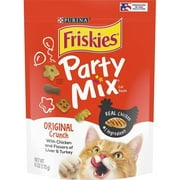 Friskies Party Mix Crunch Treats Original [Cat, Cat Treats] 6 oz