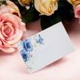 thumbnail image 3 of 50 Pack Name Place Cards For Table, 3.9 x 3.9" Wedding Table Name Cards For Weddings, Rose Butterfly Seat Card For Engagement Party, 3 of 9