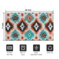thumbnail image 5 of Colorful Geometric Triangle Diamond Pattern Door Rugs,Washable Non Slip Door Mats Indoor,Decorative Door Mats,Entry Mat Indoor for Entrance,Bedroom,Kitchen,Bathroom,17"x30", 5 of 6