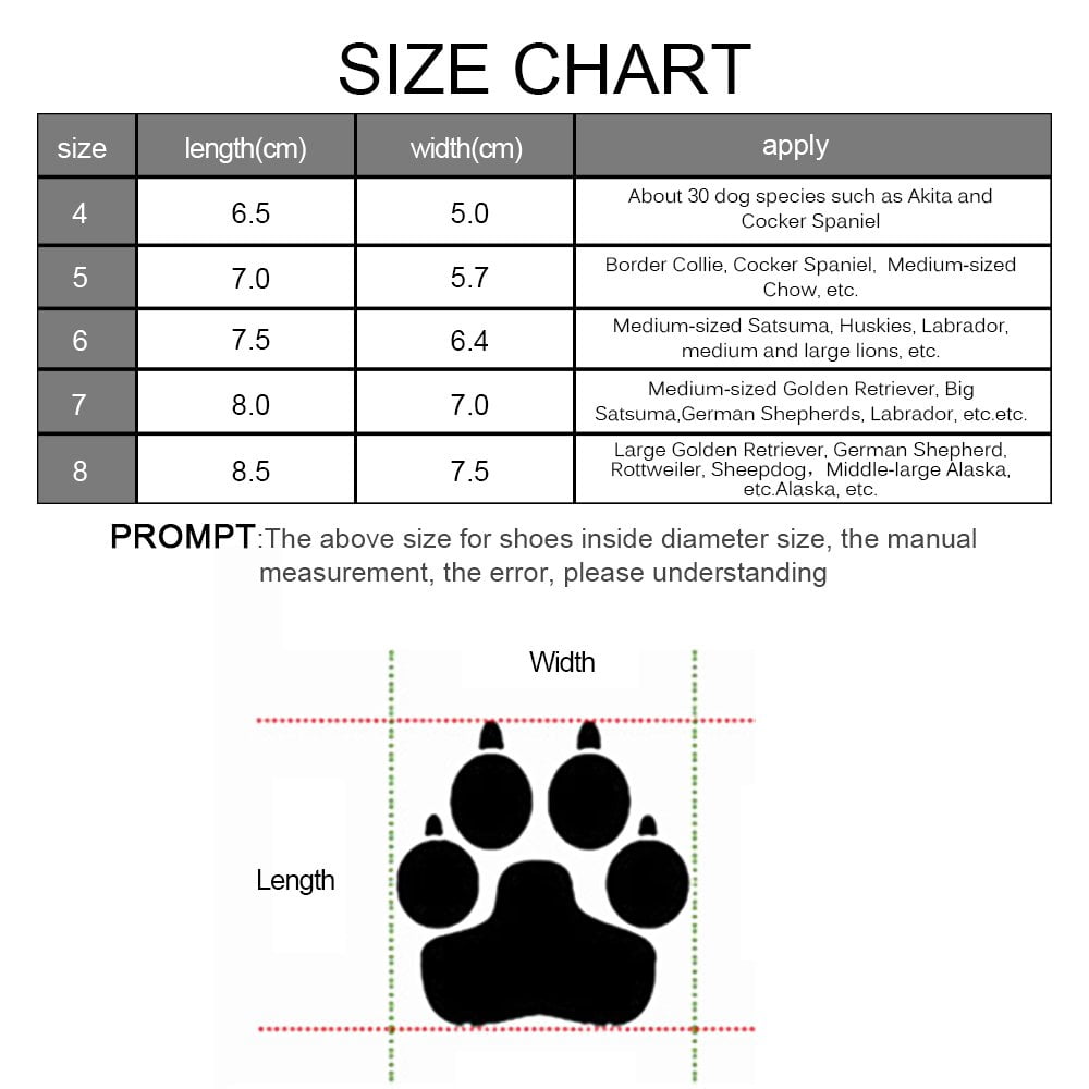 MyfatBOSS Dog Boots Rubber Waterproof Rain Boots for Dogs with Non Slip