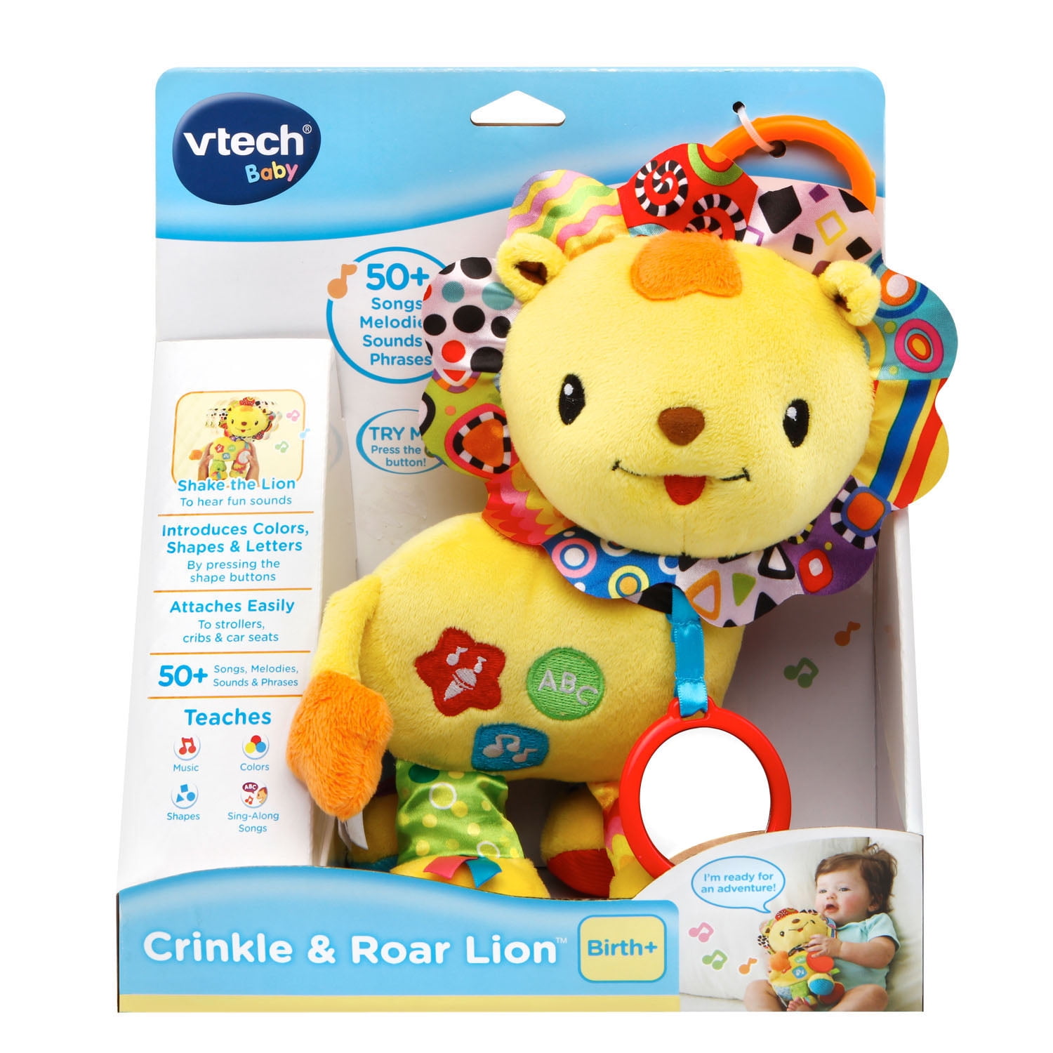 vtech baby crinkle and roar lion