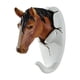 thumbnail image 1 of Gancho para colgar ropa con forma de cabeza de animal, decoración de pared de resina, ganchos modernos para llaves 6x7.5x11cm Caballo, 1 of 9