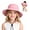 1pack-pink, variant on Boys Girls UPF 50+ Bucket Sun Hat, Adjustable Wide Brim Quick Dry Lightweight UV Protection Hat for Beach Hiking Safari