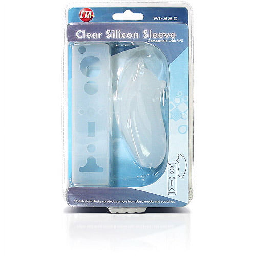 CTA Digital Clear Silicon Sleeve for Wii - image 2 of 2