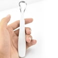 thumbnail image 2 of 2 piezas / 1 juego de limpiador de revestimiento de lengua raspador de lengua limpiador de lengua portátil desodorante cepillo de limpieza de lengua para uso doméstico (blanco), 2 of 4