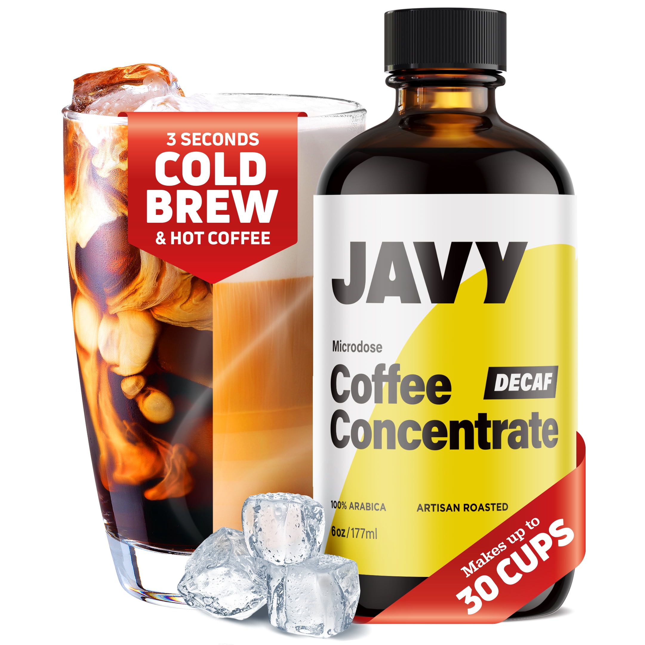 Javy Decaf Coffee Concentrate, Cold Brew Coffee, Iced Coffee, Arabica
