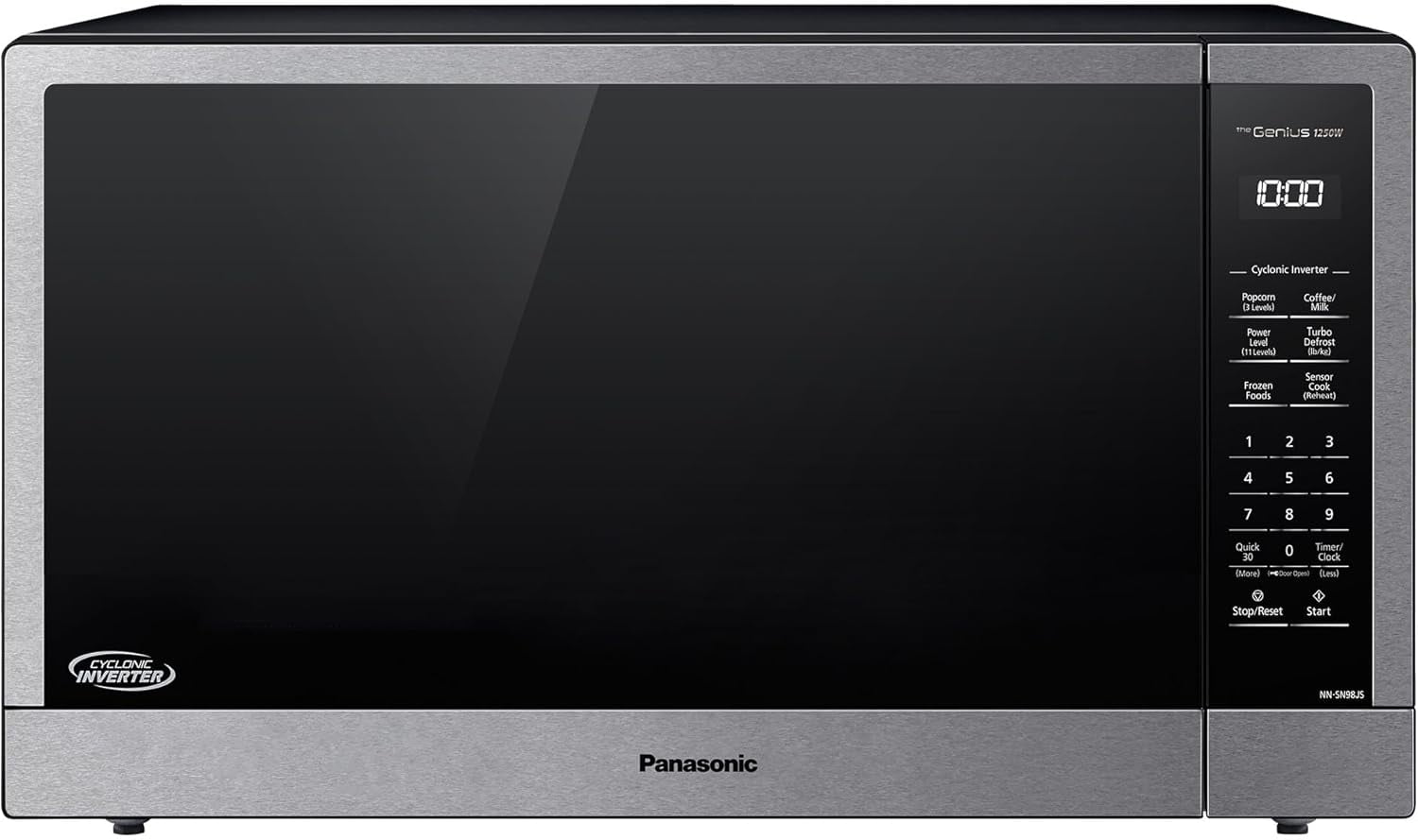 Restored Panasonic NN-SN98JS 2.2 cu.ft. Countertop Microwave with Cyclonic Wave Inverter (Refurbished)