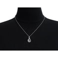 thumbnail image 6 of SuperJeweler 11 Fiery Diamond Shimmering Stars Platinum Plated Necklace With Free Chain, 18 inches for Women, 6 of 6