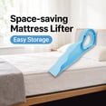 thumbnail image 2 of Bed Sheet Changing Helper - Mattress Lifting Wedge for Easy Sheet Tucking, Bed Skirt Installation, and Mattress Adjustment, 2 of 9
