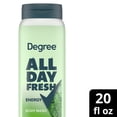 thumbnail image 3 of Degree All Day Body Wash Fresh Energy Deep Cleansing Plant-based Cleanser, 20 oz, 3 of 12
