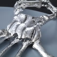 thumbnail image 2 of Pulseras De Dedo De Esqueleto Punk Gótico, Pulseras De Mano De Hueso De Esqueleto Unisex, Regalo De Cosplay De Halloween Guardurnaity AP005890-00, 2 of 6