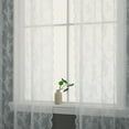 thumbnail image 2 of 1Pc Lace Curtain Finished Wear Rod European Tianchen White Yarn Curtain Door Curtain Bedroom Bay Window Gauze, 57.08 x 78.74 Inch, 2 of 9