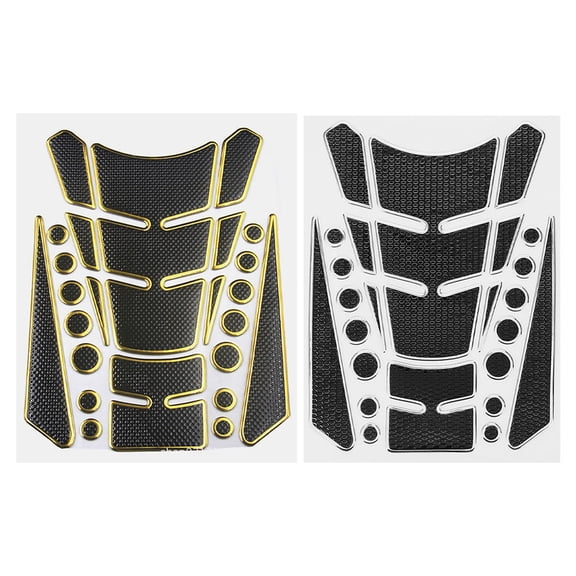FOMIYES 2-Pack Motorcycle Decal Stickers 3D Design, Easy to Remove Without , Bike Accessories