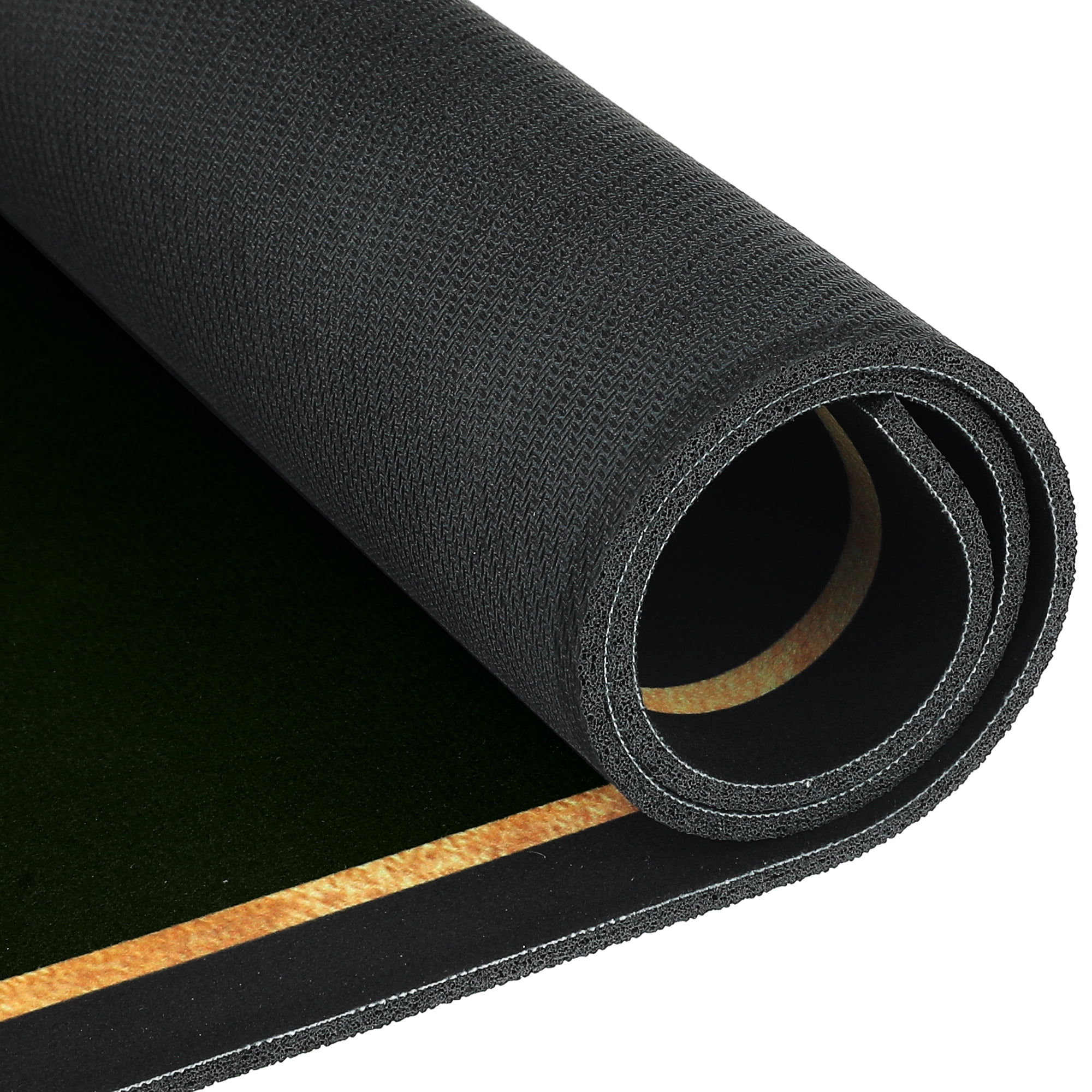 Unique Bargains Kitchen Floor Mats Set of 2 Thick Long and Short Kitchen Rugs Cushioned Anti-Fatigue Mats Set Non Slip Kitchen Mats Tableware 16" x 24" + 16" x 47"