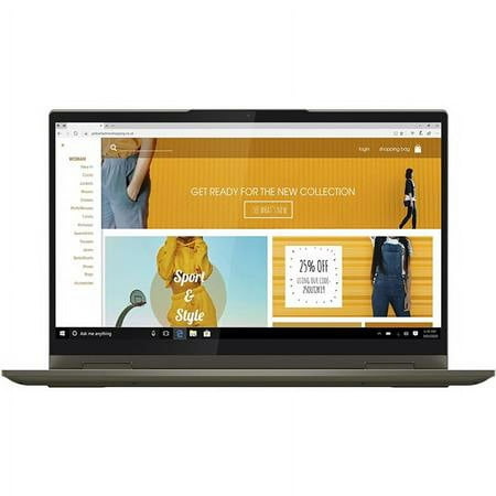 Lenovo - Yoga 7i 2-in-1 14" Touch Screen Laptop - Intel Evo Platform Core i5 - 12GB Memory - 512GB Solid State Drive - Dark Moss