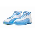 thumbnail image 3 of Big Kid's Jordan 12 Retro "Emoji" White/University Blue (DQ4365 114) - 7, 3 of 8