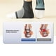 thumbnail image 2 of Calcetines de compresión ortopédicos para pies, soporte de tobillo, fascitis plantar, agarre, fútbol, fitness, 1 par, 2 of 4