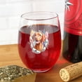 thumbnail image 4 of Funny Watercolor Adorable Vizsla Peeking Through Torn Paper Effect 15oz Stemless Wine Glass Mug Vizslas Dog Lover Gifts Idea Wine Glasses Cup - 00026, 4 of 5