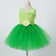 thumbnail image 5 of juego de tutú de hada de jardín mágico, vestido de princesa de tul para fiesta de cumpleaños de niña, disfraz de Cosplay de Halloween verde para niños con alas, 5 of 5