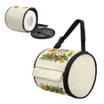thumbnail image 2 of ZIATUBLE Frog Sunflower Towel Dispenser Cover Soft Paper Towel Dispenser Case Kitchen Paper Towel Holder Organizer Stain Resistant Camping Roll Paper Storage Bag Decor Accessories, 2 of 7