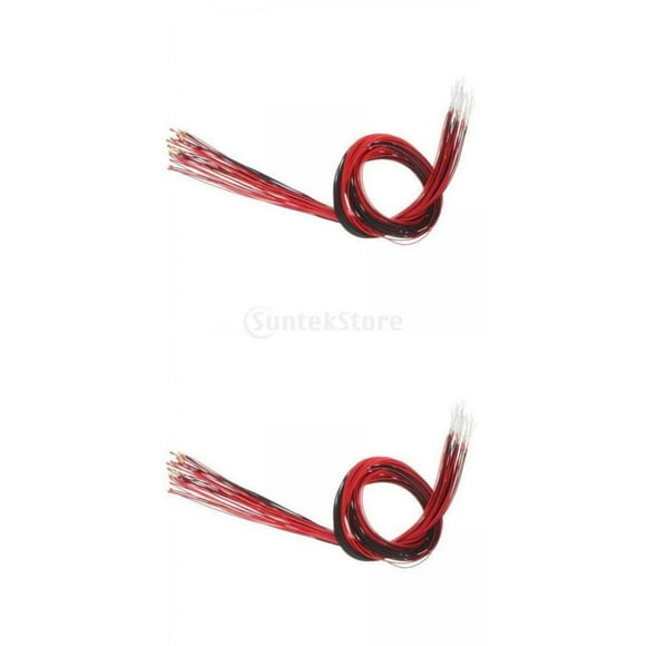 40 piezas precableadas # 0805 SMD LED Luminarias Kits de iluminación de diodo emisor Lámparas Hugo Microluces de paisaje