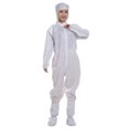 thumbnail image 1 of de protección antiestático pieza s de protección con capucha antipolvo de laboratorio con tobillos de muñeca elásticos, S-3XL L Cola Traje de protección para adultos, 1 of 8