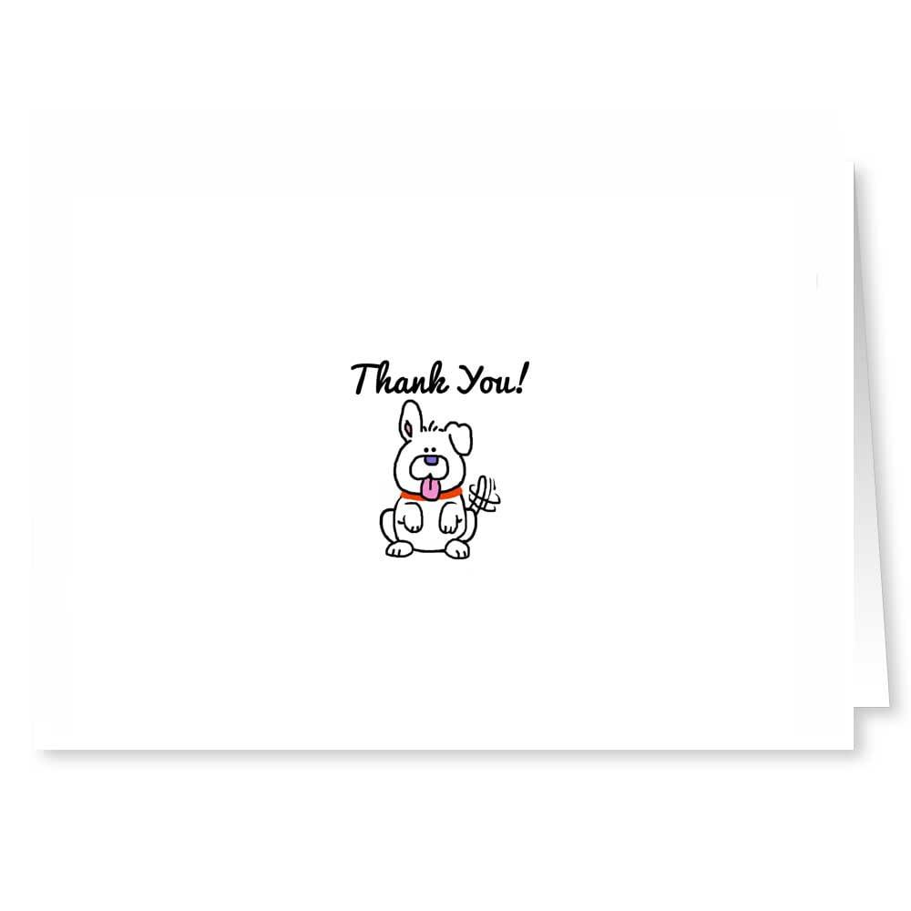 Dog Thank You Note Cards 10 Count Boxed Set Note Card