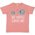 thumbnail image 3 of Inktastic My Papou Grandpa Loves Me Boys or Girls Toddler T-Shirt, 3 of 5