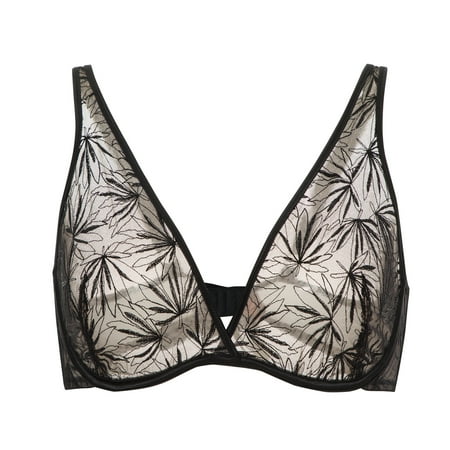

AISILIN Women s Lace Plunge Bra Plus Size Unlined Underwire Sexy Bras