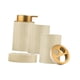 thumbnail image 4 of Juego de 4 Accesorios de Baño Macarena Cerámica Moderno Caqui, 4 of 8