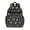 Black Sun Moon, variant on Purple Gothic Bat Pattern Backpack for School,Cute School Bag,Schoolbag with Adjustable Shoulder Straps & Padded Back,15.25"x11.5"x5.25"