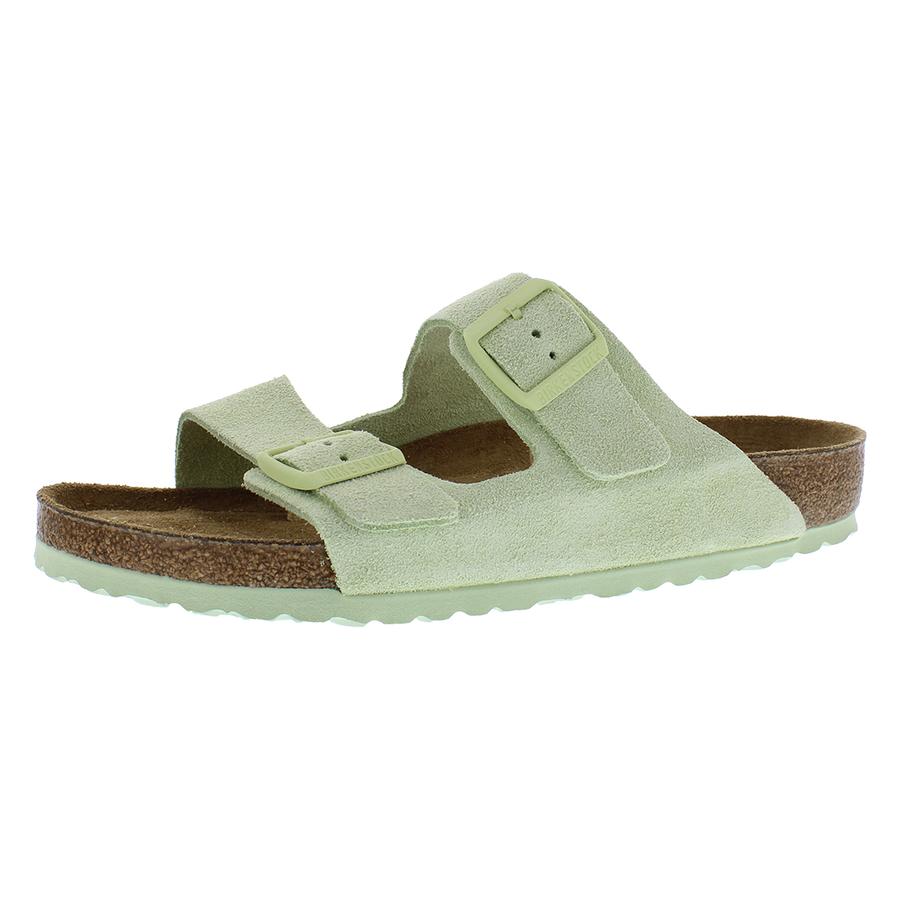Birkenstock Arizona Unisex Shoes Size 9, Color: Faded Lime