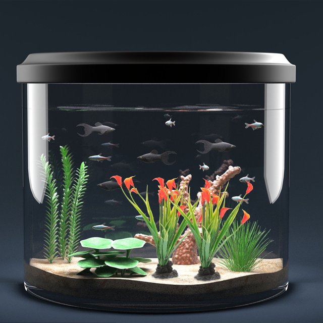 WHAMVOX 2Ud Planta Falsa Para Acuario Con Natural Y Material Duradero Para Hogar