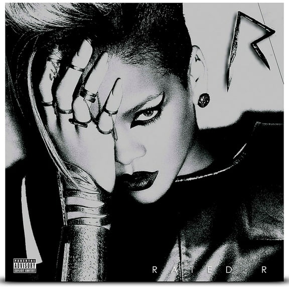Rihanna RATED R (2LP/PINK-BLACK VINYL) (Vinyl Record)