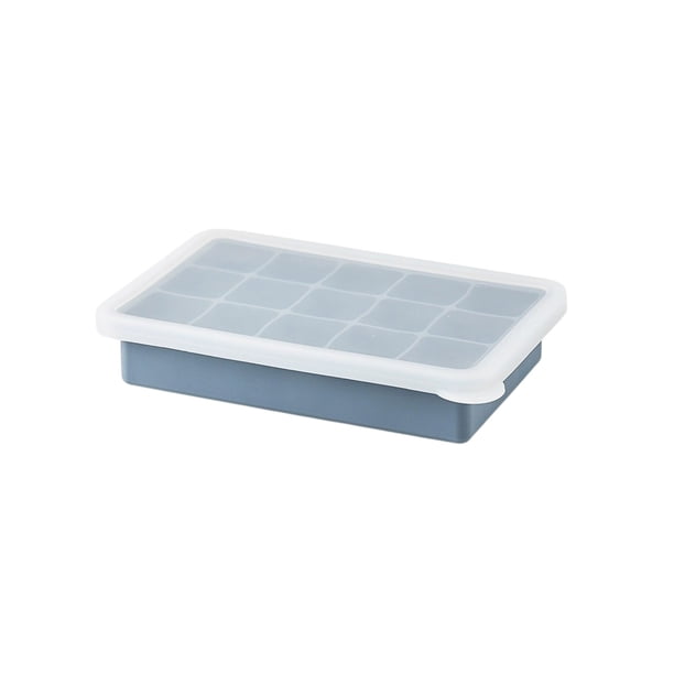 Bandeja de silicona de 15 celdas para whisky y cócteles. Molde de hielo cuadrado grande para licores. Alternativa a las piedras para whisky. Bandeja de hielo de silicona de fácil desmolde para