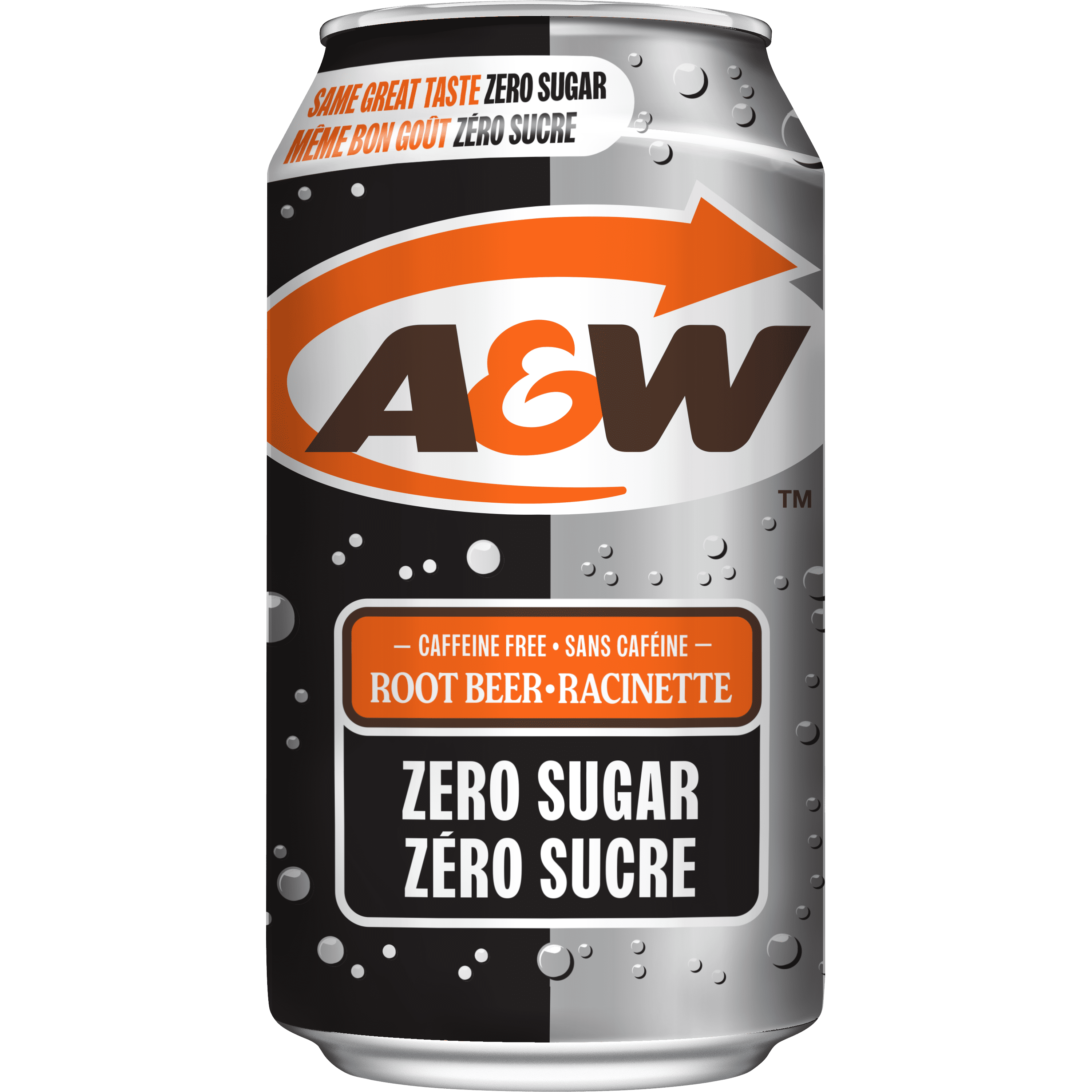 A&W Zero Sugar Root Beer® 355mL Cans, 12 Pack